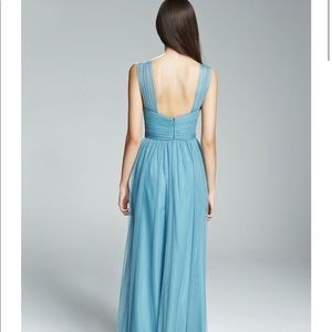 AMSALE Aisha Dress in DOVE